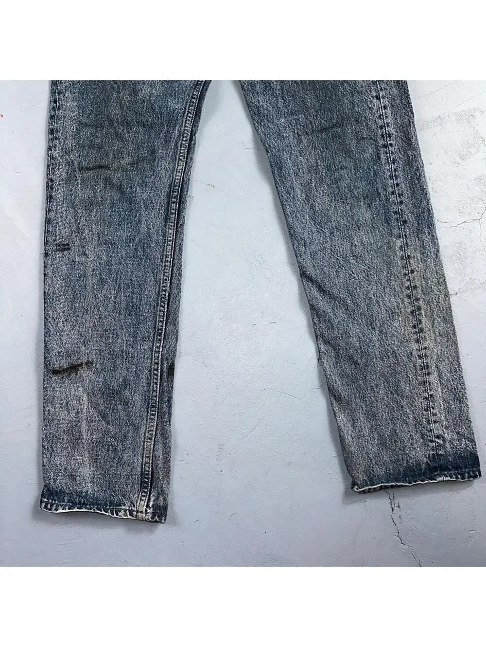 Levis 501 Vintage 90s USA XX Straight Leg Jeans Blue Med Wash 31x34 Act 29x32